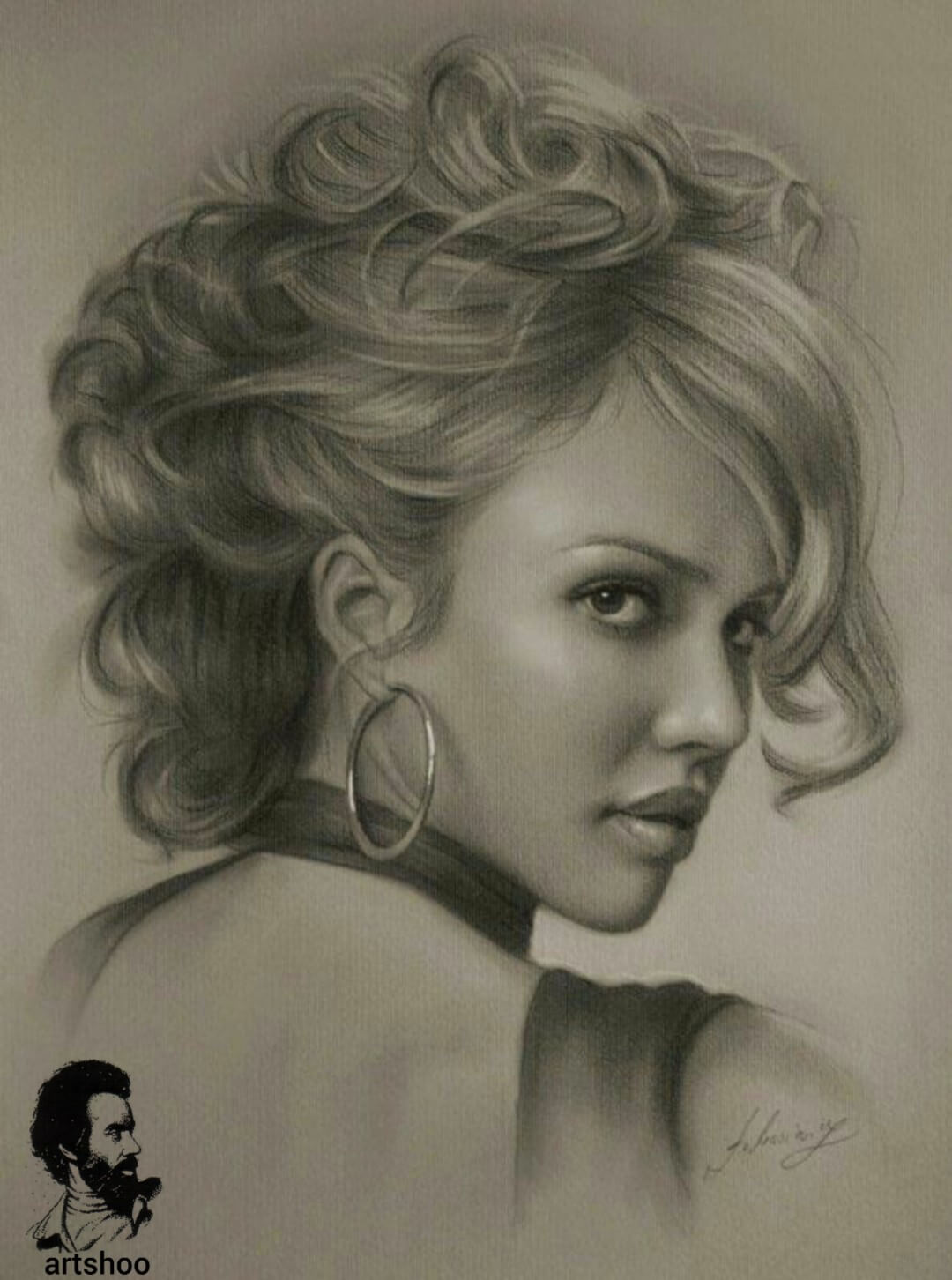 آموزش نقاشی سیاه قلم